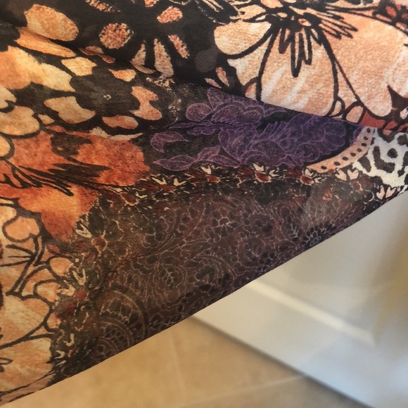 NWOT Rachel Zoe fall floral dress - Picture 6 of 14